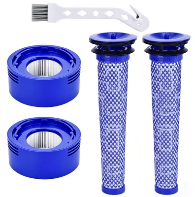 Filter-Set für V7/V8 Staubsauger, 4 Stück, waschbar