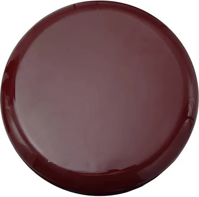 Produktbild von Qiyano Beistelltisch rund glänzend lackiert 100% Eisen Metall Nachttisch Wohnzimmer Pflanzenständer Dekoration Ablage Retro Modern Handgefertigt Höhe: 47 cm Farbe: Pflaume