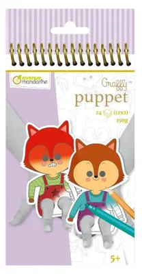 Zdjęcie produktu dla Kolorowanka Avenue Mandarine Graffy Puppet Emocje