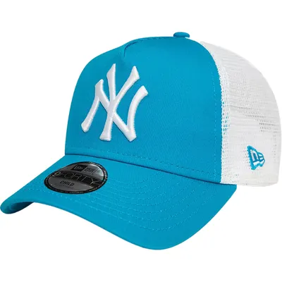 Produktbild von New Era Trucker Cap New York Yankees League Essential A-Frame, Größe:youth, Farben:swbwhi