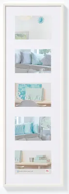 Produktbild von Walther Design KV515W, Multi-Bilderrahmen, Kunststoff, Weiß, Wand, 10 x 15 cm, Rechteckig