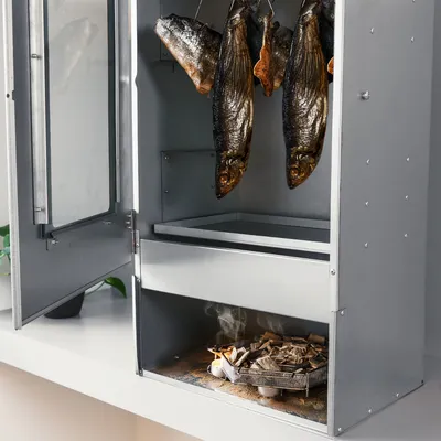 Produktbild von Navaris Kaltrauchgenerator aus Edelstahl - 21x18x4cm - Spiral Form Sparbrand Kaltraucherzeuger für Räucherofen - Kaltrauch Smoker Raucherzeuger