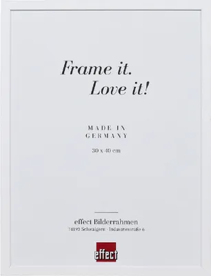 Produktbild von Holzrahmen Effect Profil 2330 weiß 45x60 cm mit Museumsglas