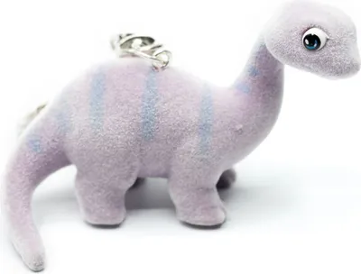 Produktbild von Dino Schlüsselanhänger Miniblings Anhänger Schlüsselring Diplodocus Flock lila