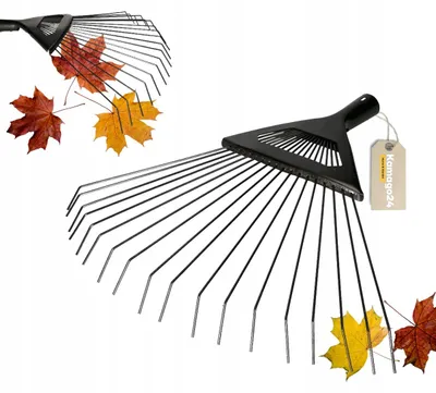 Produktbild von Metall Fächer Laubrechen Gartenwerkzeug