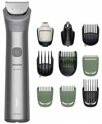 Zdjęcie produktu dla Philips 5000 series MG5951/15, Jasny Szary, 0,5 mm, 1,6 cm, 0,5 mm, Uniwersalne, Twarz, Głowa, Nos