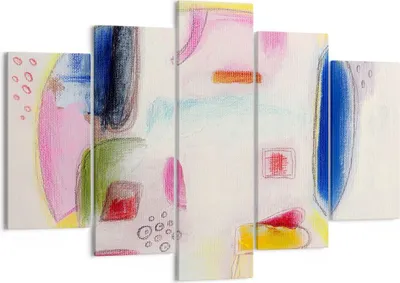Produktbild von Bild auf Leinwand - Leinwandbild - Abstraktion modern - 150x100cm - Wand Bild - Wanddeko - Leinwanddruck - Bilder - Kunstdruck - Wanddekoration - Leinwand bilder - Wandkunst - EA150x100-3716
