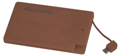 Produktbild von RealPower PB-2500, 2500 mAh, Braun