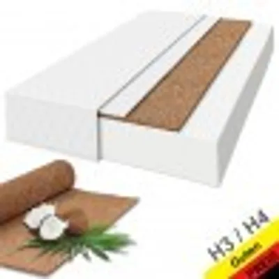 Produktbild von Matratze Kaltschaum Kokos 12cm H4 / H3 Premium 180cm Länge, Größe:80x180