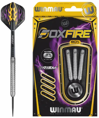 Produktbild von Winmau Steeltip Darts Foxfire 21g 80% Tungsten Professionelles Set