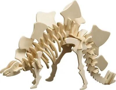 Produktbild von Pebaro Holzbausatz Stegosaurus 856, Holzkonstruktion, Sperrholz