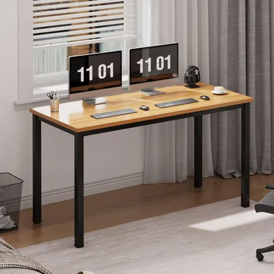Image de Bureau Bureau informatique 100 x 60 x 75 cm Bureau Poste de travail Home Office