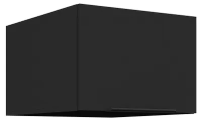 Produktbild von Aufsatzschrank Hochschrank 50 cm SIENA Schwarz Küchenzeile Küchenblock Küche