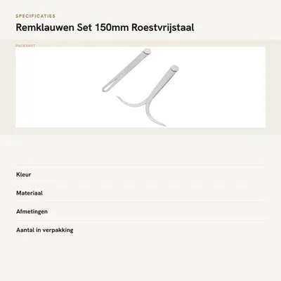 Productafbeelding van Metaalset voor sculpturen en keramiek - 2 stuks van 150 mm roestvrij staal - geschikt voor binnen- en buitengebruik - duurzaam/roestvrij - voor sculpturen/keramiek - hoogwaardige technologie