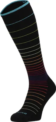 Produktbild von Sockwell Circulator Damen Kompressionsstrümpfe 15-20 mmHg Black Stripe Größe 35-38