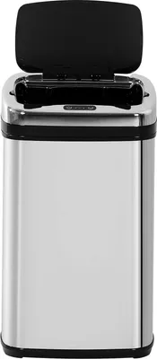 Produktbild von HOMCOM HOMCOM Edelstahl Automatik-Sensor-Mülleimer IR-Sensor quadratisch 30 l 03-0024