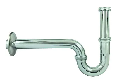 Produktbild von Edelstahl Röhrengeruchsverschluss lang 32mm x 1 1/4 Zoll Siphon