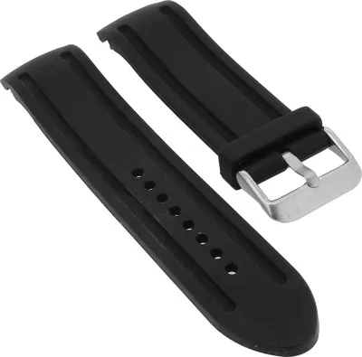 Produktbild von s. Oliver Uhrenarmband Kunststoff schwarz Spezial Anstoß → SO-2051-PQ