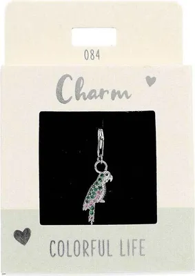 Produktbild von DEPESCHE Charm Express yourself Papagei silber