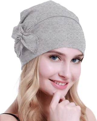 Productafbeelding van Katoenen tulband beanie dames - Hoofdbedekking