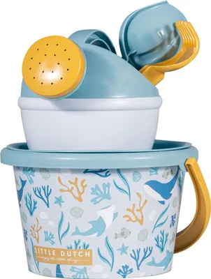 Image de LITTLE DUTCH Set de sable 5 pièces Ocean Dreams Blue