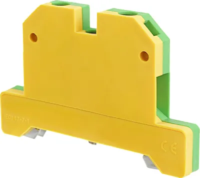 Produktbild von Reihenklemme Durchgangsklemme Verbindungsklemme PE Klemme gelb-grün 35,0 mm²