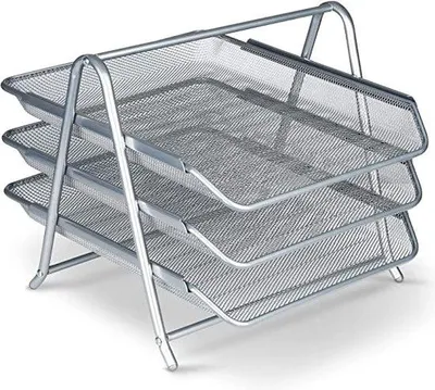Produktbild von Famanu Büro Organizer – Stabil und platzsparend – Metallablage