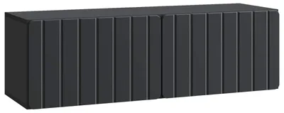 Image de Meuble TV mural Noir 98 x 31 x 30 cm Bois d'ingénierie