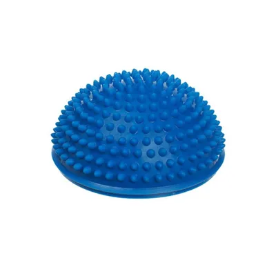 Zdjęcie produktu dla DrFit Masażer rehabilitacyjny z wypustkami sensorycznymi (pół piłki) ø16x7 cm niebieska
