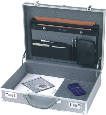 Produktbild von ALUMAXX Attaché Koffer "OCTAN" Aluminium silber