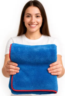 Obrázok produktu pre Plyšová mikrovláknová utierka 90 x 60 cm na starostlivosť o auto
