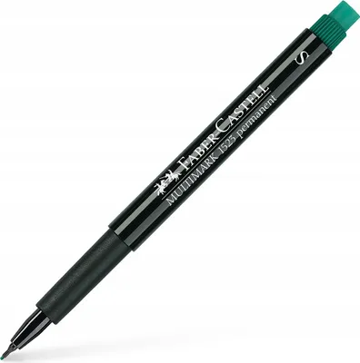 Produktbild von FABER-CASTELL Foliopis Marker S Multimark GRÜN