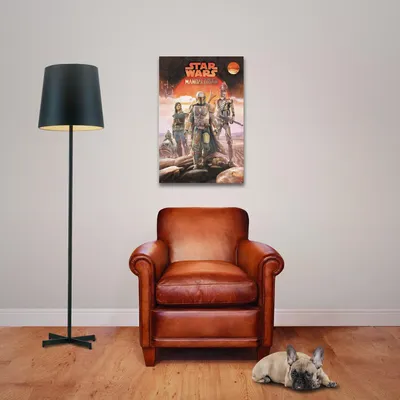 Image de Star Wars - Poster - The Mandalorian - Crew + 1 paquet de tesa Powerstrips® - contenu 20 pièces