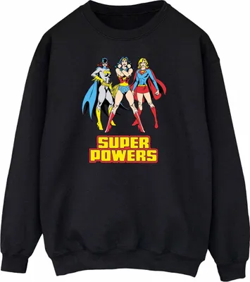 Produktbild von DC Comics - "Super Power Group" Sweatshirt für Damen BI1768 (M) (Schwarz)