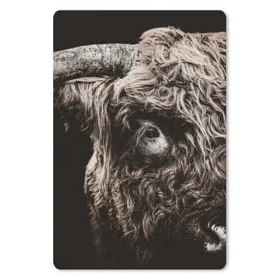 Produktbild von MuchoWow® Mauspad Mousepad Schottischer Highlander - Kuh - Stier 40x60 cm - Mousepads - Maus Mat - Pad - Mausunterlage - Schreibtisch Accesoire