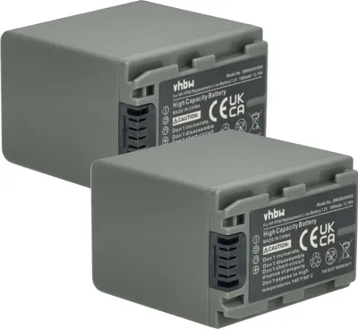 Produktbild von vhbw 2x Akku Ersatz für Sony NP-FP91 für Videokamera Camcorder (1900 mAh, 7,2 V, Li-Ion)
