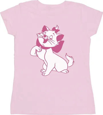 Image de Disney - "The Aristocats" T-shirt pour femme BI8376 (XL) (rose bébé)