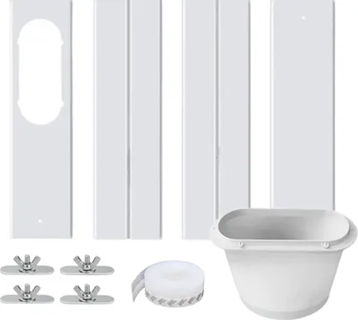 Obrázek produktu pro Sada přenosné okenní klimatizace s výfukovou hadicí s univerzální spojkou, sada těsnění pro okenní ventilaci mobilní klimatizace