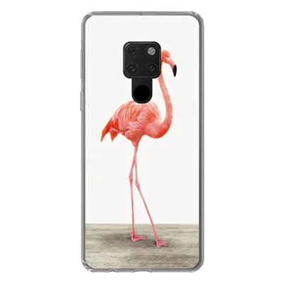 Produktbild von MuchoWow® Handyhülle Schutzhülle Hülle für Huawei P40 Lite Flamingo - Rosa - Vogel - Mädchen - Jungen - Kind Silikon Softcase Handy Hülle - Handy