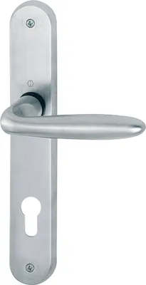 Image de HOPPE Garniture à béquilles VERONA - sur plaque PZ 88, laiton chromé mat ÖNORM