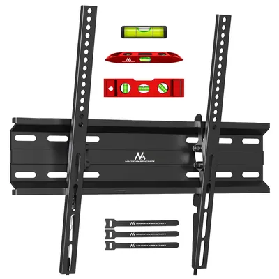 Produktbild von Maclean Wandhalterung für TV oder Monitor, max VESA 400x400, 32-70", 45kg, schwarz, MC-748A