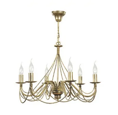 Obrázek produktu pro Lustr Emibig 6xE14 40W TORI 6 GOLD 170/6