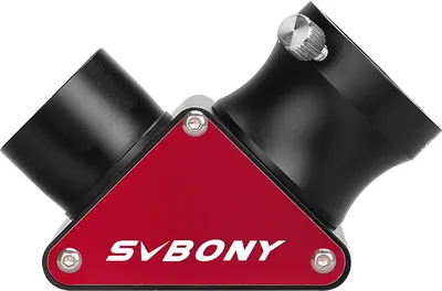 Produktbild von Svbony SV188P Zenitové zrcadlo pro dalekohledy, 1,25palcový 90stupňový dielektrický diagonální adaptér, 99% odrazivost obrazu ve vzpřímené poloze, příslušenství pro kovové diagonální zrcadlo pro dalekohledy