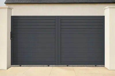 Produktbild von Schiebetor aus aluminium 3m CARPATIA H.160cm grau