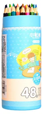 Produktbild von 12/24/36/48-farbige Buntstifte mit Cartoon-Motiven, bleifrei, ideal zum Zeichnen, für Kinder und Schüler, leichtgängig, tragbar, perfekt für Schule und Freizeit.