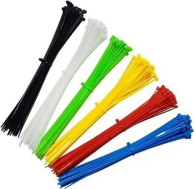 Immagine prodotto di Fascette stringicavo, 600 pezzi, 200 mm x 2,5 mm, fascette stringicavo in plastica per la gestione dei cavi, ideali per giardinaggio, uso domestico e officina