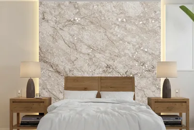 Produktbild von MuchoWow® Fototapete für Wohnzimmer oder Schlafzimmer Wandtapete Vinyl Motivtapete Marmor - Muster - Luxus - 240x240 cm - Schlafzimmer-Tapete