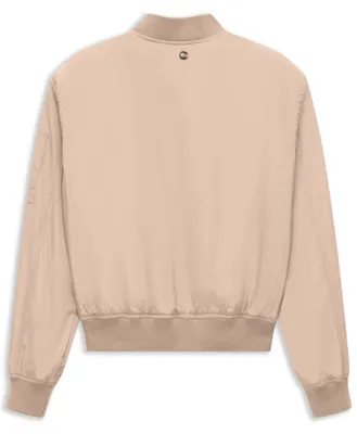 Produktbild von Bugatti Blouson für Damen mit kleinem Kragen, aus leicht glänzendem Material