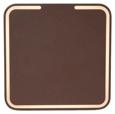 Imagen del producto de Lucide FINISTER – Lámpara de pared para interior/exterior – LED – 1x7 W, 2700 K – IP54 – color marrón óxido | Essential