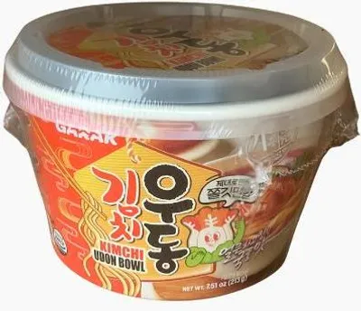 Produktbild von Garak | Frische Udon-nudeln Kimchi - 213g - Glutenhaltig - Scharf - Asiatische Küche - Fertiggericht